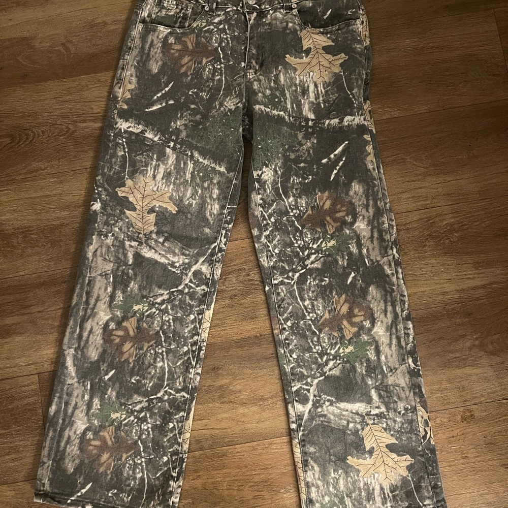 Camouflage Boyfriend Jeans